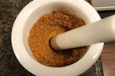 Nigerian suya spice mix for some extra hot wintertime barbecue action