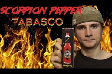 Scorpion Pepper Tabasco hot sauce taste test