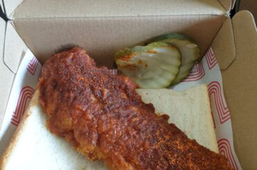 Sex Panther chicken tender by Belles Hot Chicken