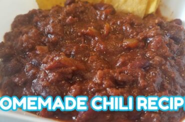 Homemade Chili Recipe