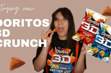 Trying the New Doritos 3D Crunch: Chili Cheese Nacho 3D Doritos