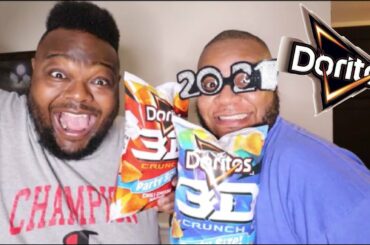 Doritos 3D Crunch, Chili Cheese Nacho & Spicy Ranch- (Food Virgins)