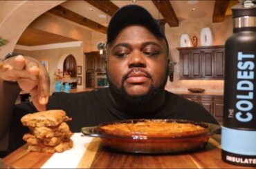 Baked Chili Cheese Dogs With Homemade Chocolate Chip Cookies