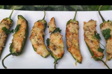 Stuffed Chillies Recipe | How to Make Cheesy Chili Boats at Home | Food Diaries by Warisha