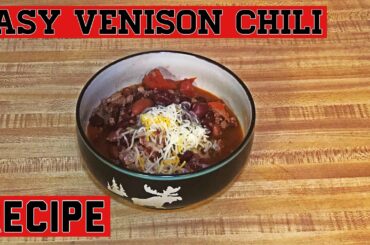 Easy Venison Chili | How To Cook Venison Chili In The Crock Pot | Slow Cooker Chili | Deer Chili