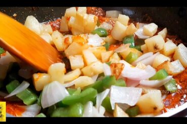 chili potato fry recipe | potato chilli fry recipe | crispy chilli potato recipe |