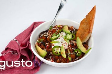 curb your craving with this vegetarian chili *pressure cooker recipe* | pressure's on