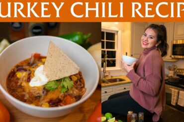 The Best Turkey Chili Recipe!!! (EASY TO MAKE) | Cooking With Brit