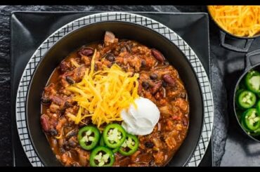 Homemade Healthy Chili with Turkey
