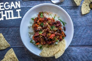 EASY Vegan Chili Recipe | Black Beans Chili Recipe