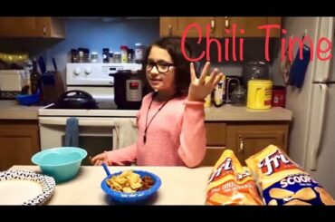 Making homemade chili with my mom!!