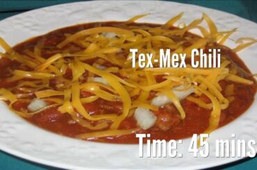 Tex-Mex Chili Recipe