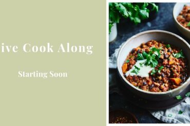 Live Cook Along: Vegan Lentil and Butternut Squash Chili
