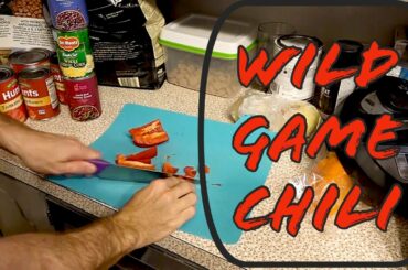 The BEST WILD GAME Moose CHILI