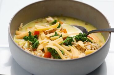 Instant Pot White Chicken Chili (stove top + nightshade free options)