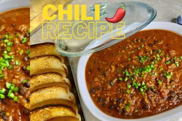 The Best Homemade Chili you will Ever Make!!! #comfortfood