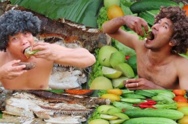 Primitive Kh Cooking | Rural fried fish recipe with chili fish sauce