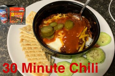 30 Minute Chili