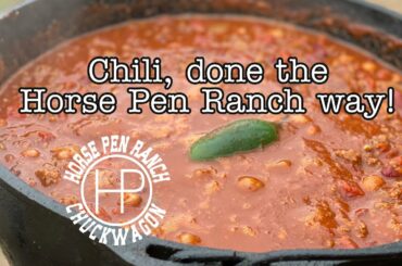 Chili, Done the Horse Pen Ranch Way