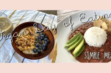 Vegan Full Day of Eating with Easy & Simple Recipes | Vegan Chili & Country Potatoes & Oatmeal Bowl