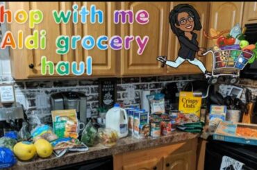 Shop with me| Aldi grocery haul| 4 bean chili recipe