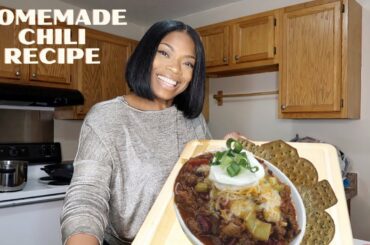 HOMEMADE CHILI - HOW TO MAKE -RECIPE