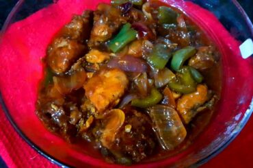 Spicy Chili Chicken with gravy recipe