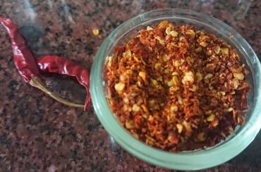 Chili Flakes recipe || How to make chili flakes at Home