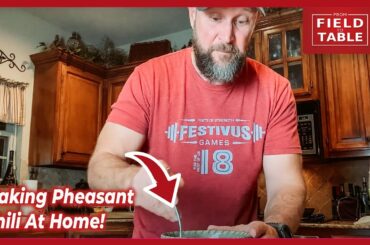 Making Delicious Pheasant White Chili At Home!