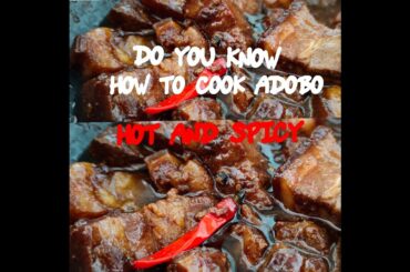 ADOBO PORK BELLY RECIPE HOT CHILI