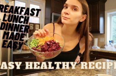 Easy Healthy Recipes | Granola | Chicken Salad | Vegan Chili | Low Cal Ice Cream
