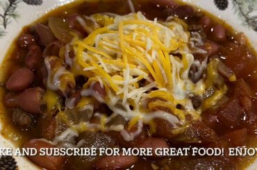 $20 Meal Challenge.  How to make a great scratch Red Bean Chili