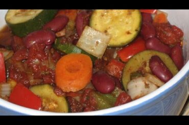 Easy Slow Cooker Vegetable Chili Recipe