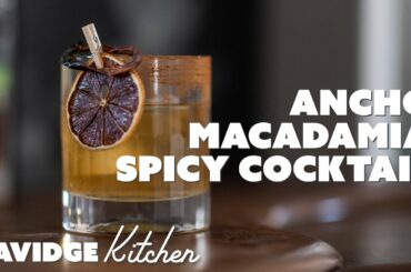 Ancho Chili, Macadamia Nut, & Rum | SPICY COCKTAIL RECIPE