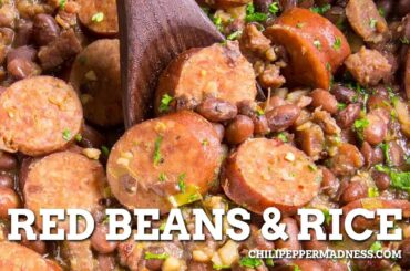 Red Beans and Rice Recipe - Chili Pepper Madness