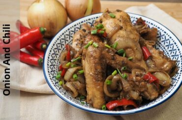 Fried Chicken With Onion And Chili
