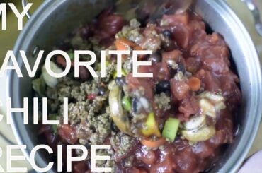 My Favorite Chili Recipe