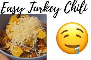 Cook With Me | Easy Turkey Chili