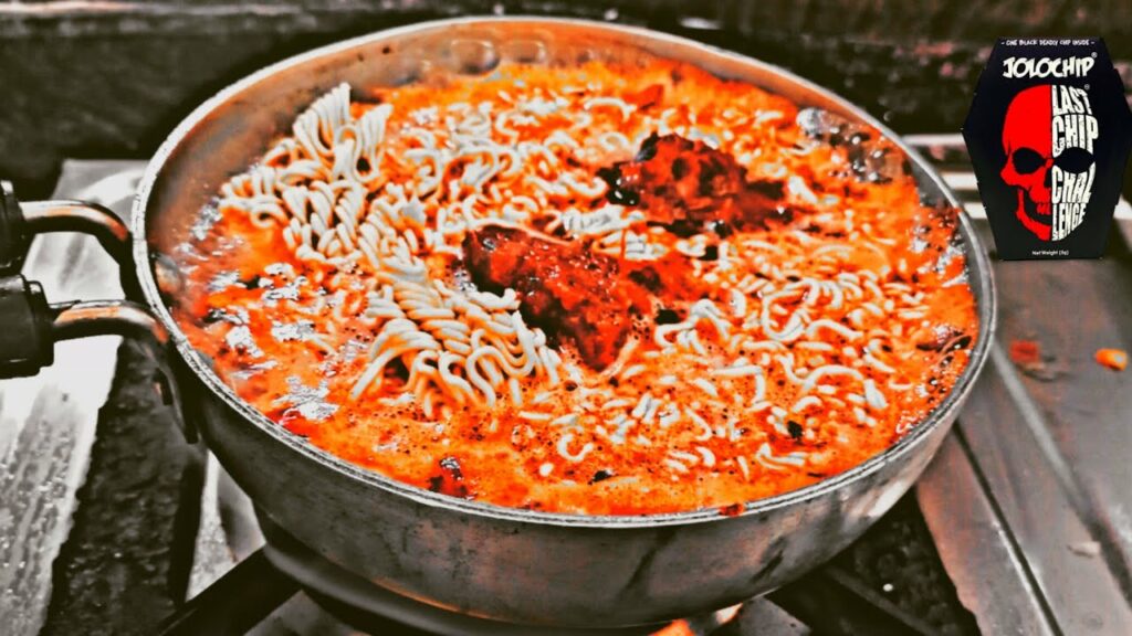 World most spicy MAGGI Chili Garlic Maggi Recipe Noodles Recipe