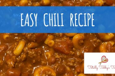 Easy Chili Recipe! | Stovetop