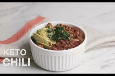 Keto Chili Recipe For Warming Up On A Cold Day