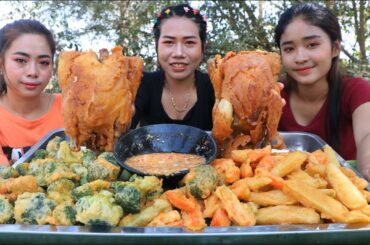 How to cook chicken crispy with vegetable and chili sauce recipe