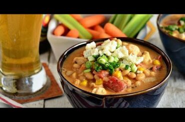 BUFFALO CHICKEN WHITE CHILI