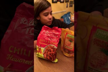 Atom tries Trader Joe’s chili snacks