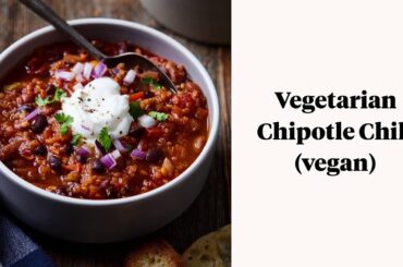 Vegetarian Chipotle Chili