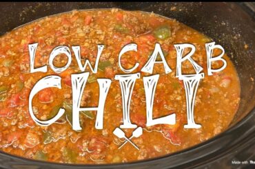 Low carb chili recipe