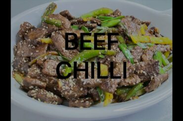 BEEF CHILLI RECIPE