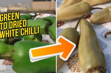 Dried White Chilli Recipe | Bhutanese Cuisine