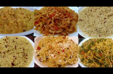 Maggi-7 Recipes| Onion Tomato Maggi | Cheese Maggi | Mayo Maggi |Chili Cheese Maggi |Vegetable Maggi