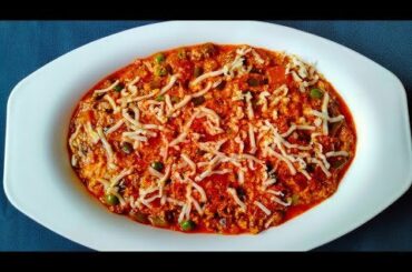 Cheese Veg Keema Masala - Special Restaurant Style Spicy Dish - Ideal with Roti, Naan Bread, Kulcha